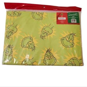 How The Grinch Stole Christmas Sleigh Bell Bistro 52inx70in Vinyl Table Cloth